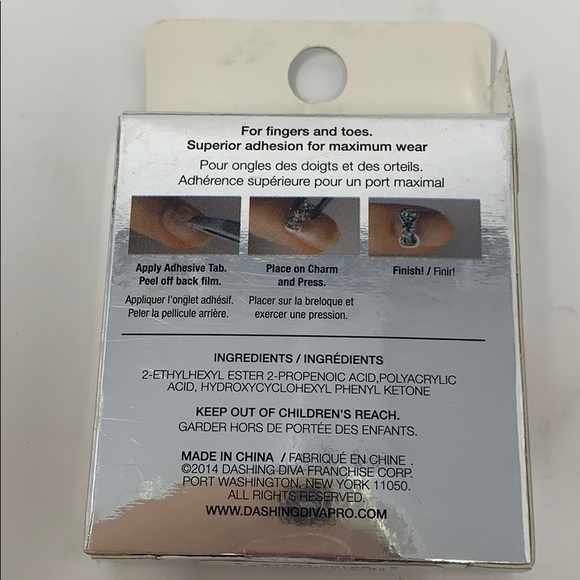 Dashing Diva Press On Bow Nail Charms - Picture 3 of 4